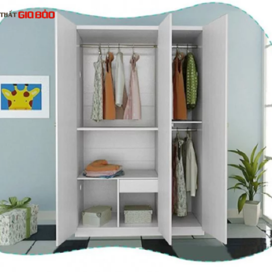 TỦ QUẦN ÁO BẰNG GỖ CÔNG NGHIỆP ĐA NĂNG HIỆN ĐẠI GB-5757