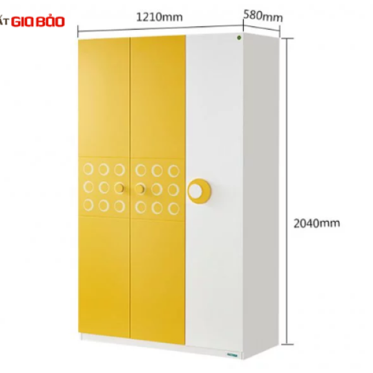 TỦ QUẦN ÁO CÁ NHÂN GỖ CÔNG NGHIỆP TIỆN NGHI HIỆN ĐẠI GB-5758