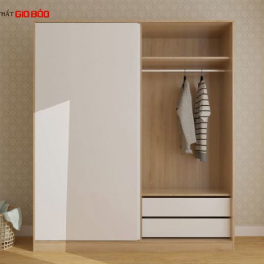 TỦ QUẦN ÁO CÁNH CỬA LÙA CAO CẤP QA04