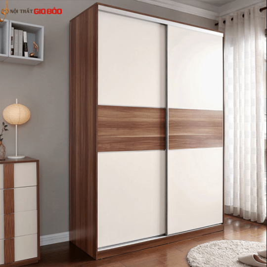 TỦ QUẦN ÁO CỬA LÙA PHONG CÁCH THIẾT KẾ THANH LỊCH GB-5476