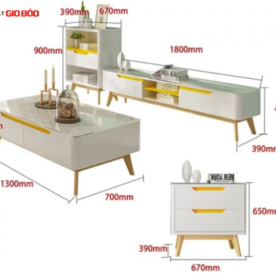 KỆ ĐỂ TIVI GỖ CÔNG NGHIỆP NHỎ GỌN THIẾT KẾ HIỆN ĐẠI GB-3302