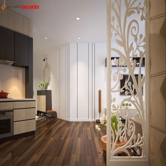 VÁCH NGĂN GỖ PHÒNG KHÁCH ĐẸP GHO-525