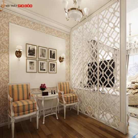 VÁCH NGĂN GỖ PHÒNG NGỦ ĐẸP GHO-545