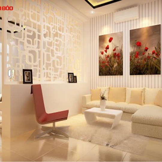VÁCH NGĂN GỖ TRANG TRÍ MDF HIỆN ĐẠI GHO-508