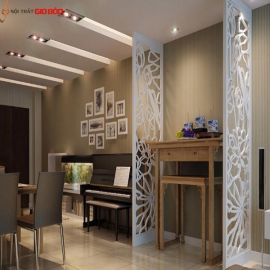 VÁCH NGĂN GỖ TRANG TRÍ PHÒNG THỜ ĐẸP GHO-536