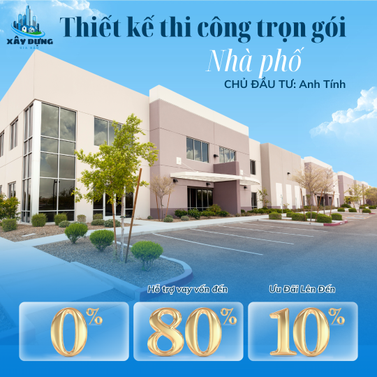 Thiết Kế Thi Công Xây Dựng Trọn Gói Nhà Phố – Anh Tính – Xuân Thới Sơn – TP.HCM