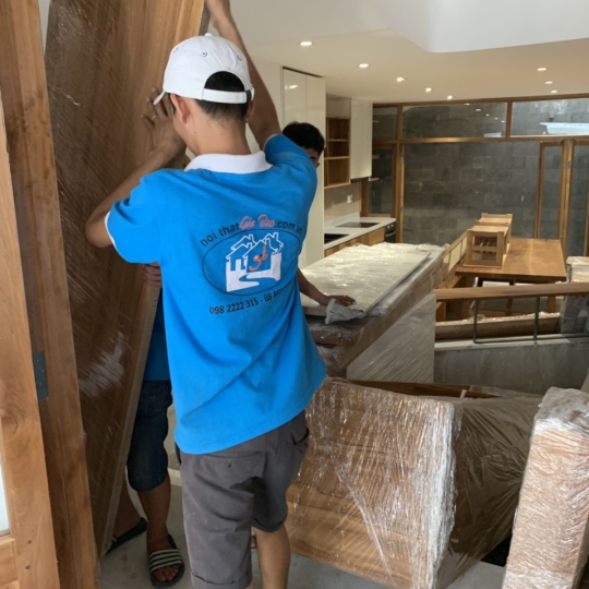 Hình ảnh thi công nội thất phòng khách