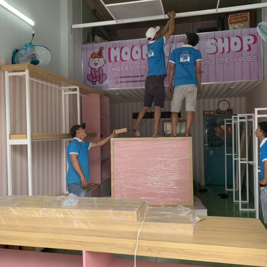 Hình ảnh thi công Showroom, Shop