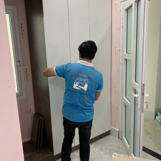 Hình ảnh thi công nội thất phòng ngủ