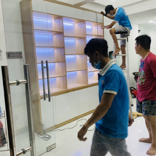 Hình ảnh thi công Showroom, Shop