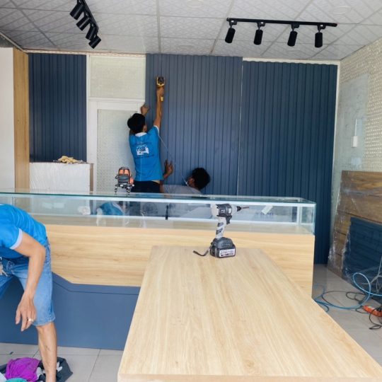 Hình ảnh thi công Showroom, Shop