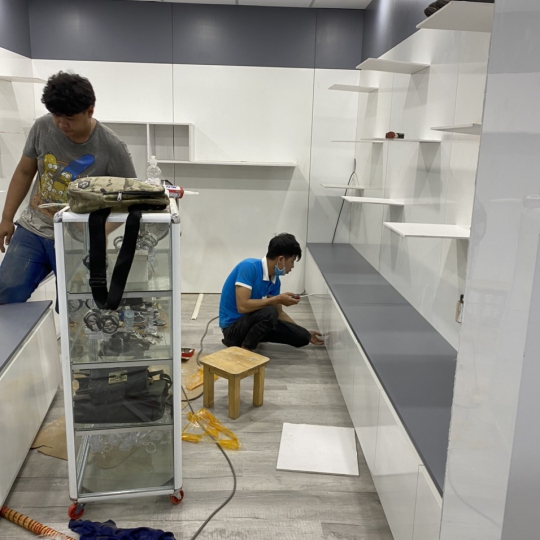 Hình ảnh thi công Showroom, Shop