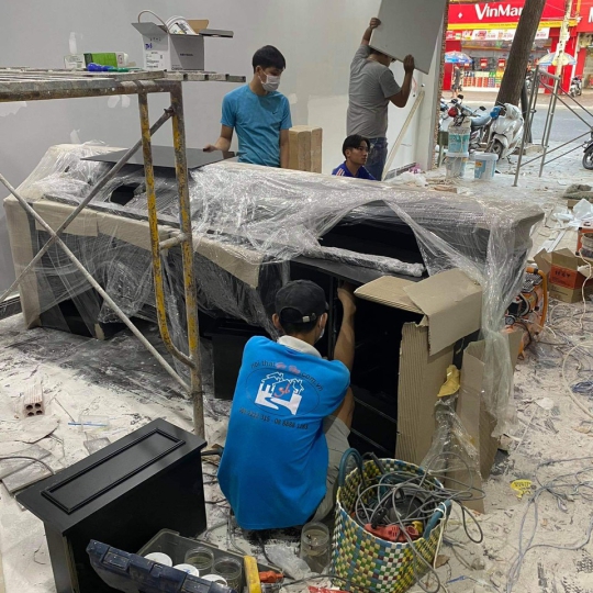 Hình ảnh thi công Showroom, Shop