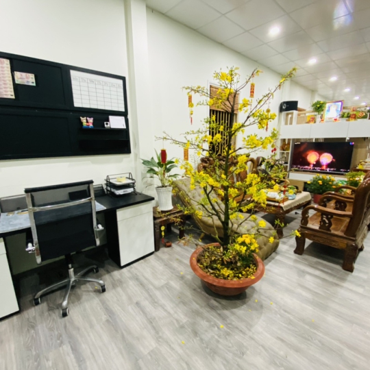 Hình ảnh thi công nội thất phòng khách