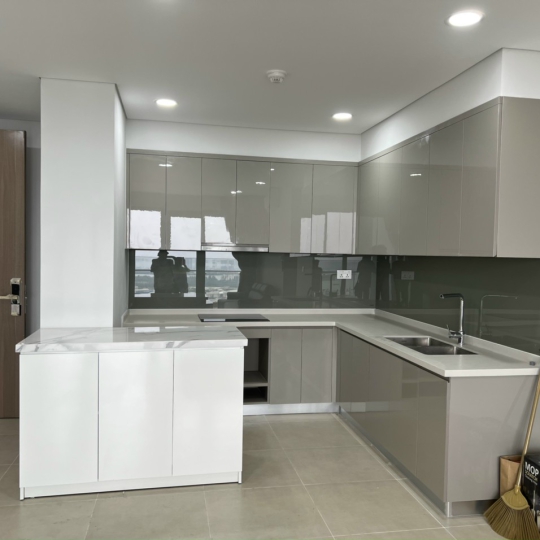 Hình ảnh thi công nội thất phòng bếp