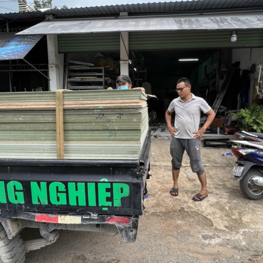 Hình ảnh lắp ráp tại xưởng