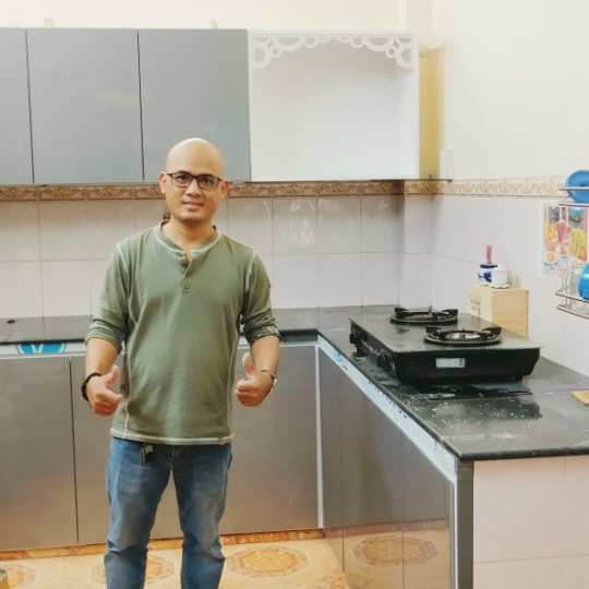 Hình ảnh thi công nội thất phòng bếp
