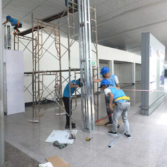 Hình ảnh thi công thực tế tại Gia Bảo