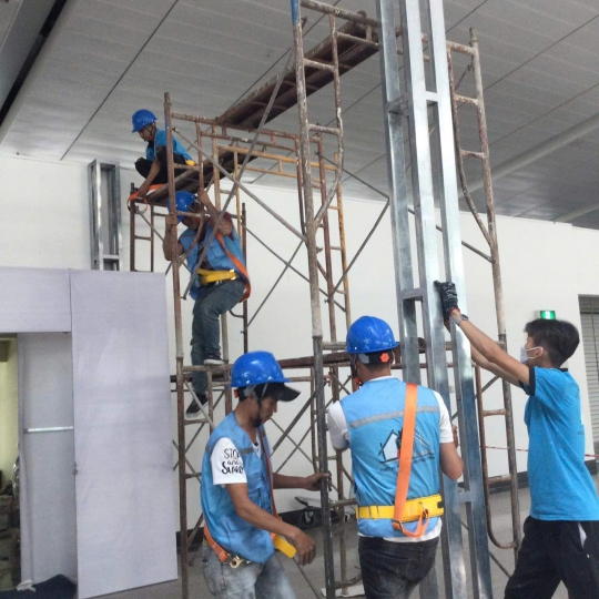 Hình ảnh thi công thực tế tại Gia Bảo