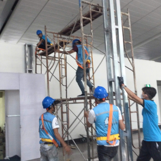 Hình ảnh thi công thực tế tại Gia Bảo