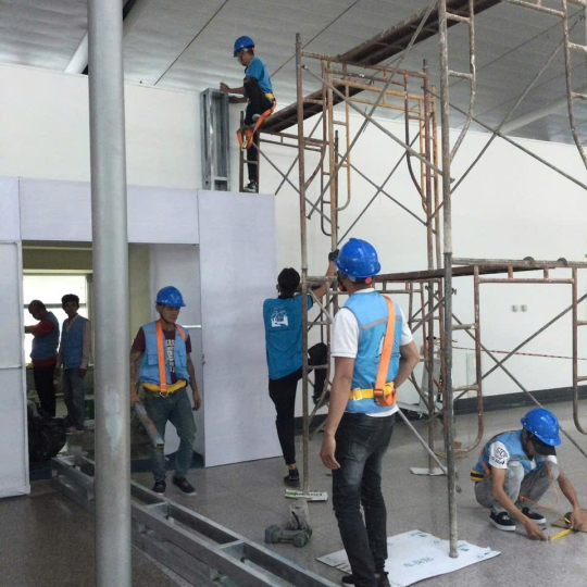 Hình ảnh thi công thực tế tại Gia Bảo