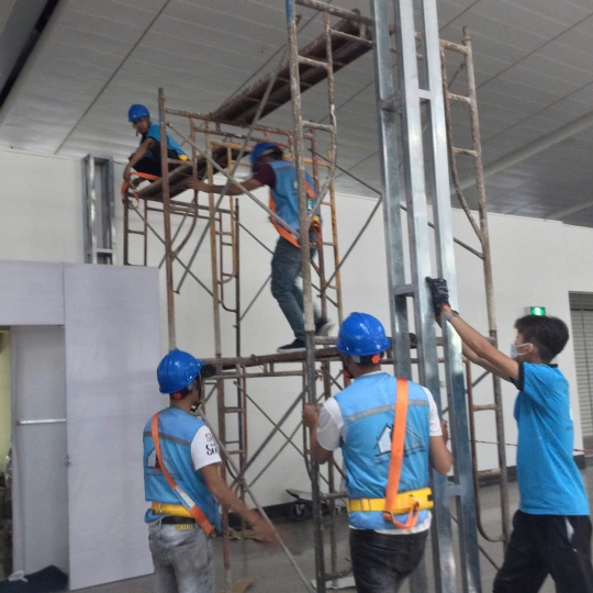 Hình ảnh thi công thực tế tại Gia Bảo